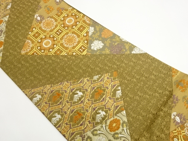 JAPANESE FUKURO OBI / WOVEN CLASSICAL PATTERN